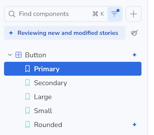 Sidebar with active review button